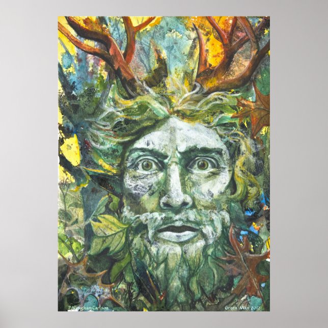 Grüner Mann 2012 Poster (Vorne)