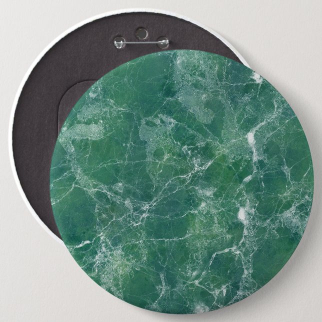 Grüner Marmor Button (Vorne & Hinten)
