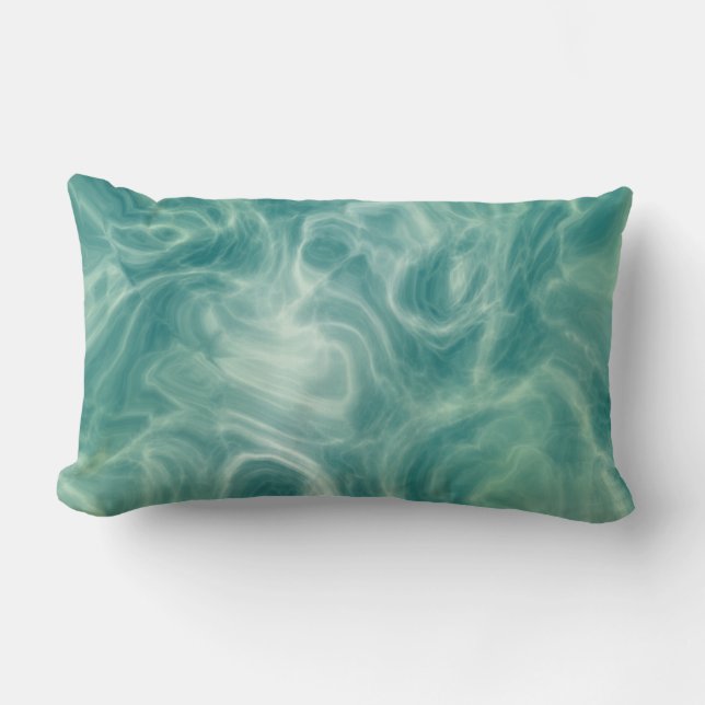 grüner Marmor Lendenkissen (Vorderseite)