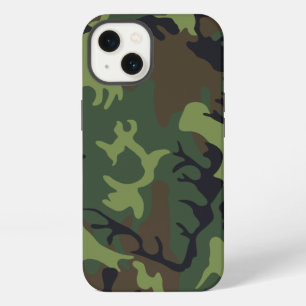 Grüner Militär Tarnanzug Wald iPhone 13 Hülle