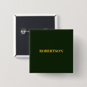 Grüner minimalistischer benutzerdefinierter Name Button