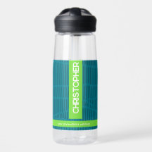 Grüner moderner Personalisierter Name