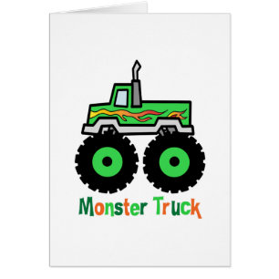 Grüner Monster-LKW