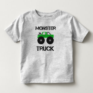 Grüner Monster-LKW Kleinkind T-shirt