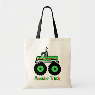 Grüner Monster-LKW Tragetasche
