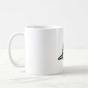 Grüner Mülleimer Kaffeetasse