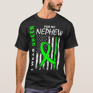 Grüner Neffe Nierenkrankheit Cerebralparese-Bewuss T-Shirt