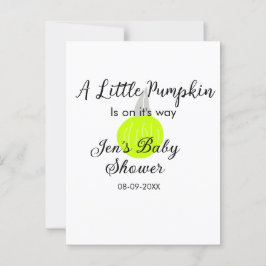 Grüner Neonkürbis kleiner Kürbis ist auf dem Weg Postkarte