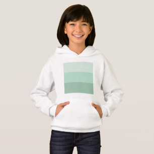 Grüner Ombre gestreift Hoodie
