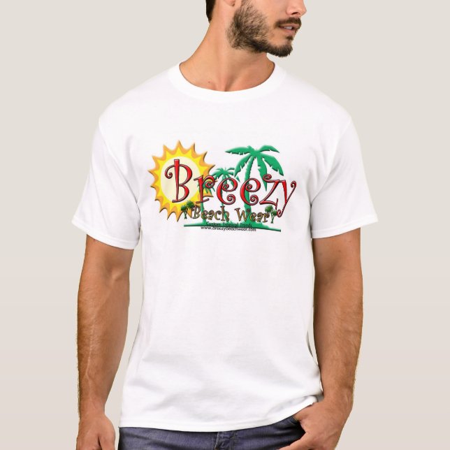 Grüner Palmenlogo-Single T-Shirt (Vorderseite)