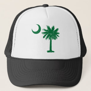 Grüner Palmetto Truckerkappe