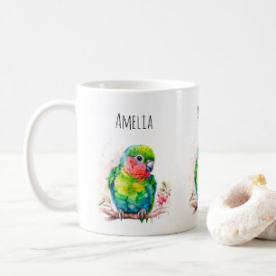 Grüner Papagei - Niedlicher Baby Bird Kaffeetasse