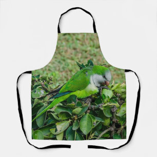 Grüner Papagei Schürze