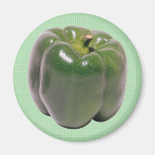 Grüner Paprika Magnet