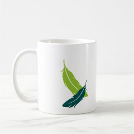 Grüner Parakeet Tasse