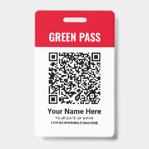 Grüner Pass Impfzertifikat PVC Rot Ausweis
