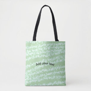 Grüner Pastell-Glitter-Sparkel-Name Text Boho Retr