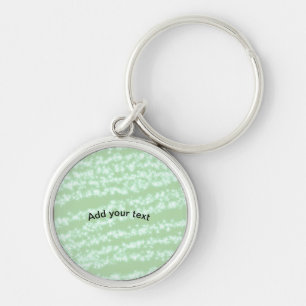 Grüner Pastell-Glitter-Sparkle-Name-Text Boho Retr Schlüsselanhänger