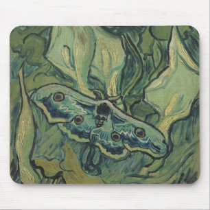 Grüner Pfau (Kaisermotte) von Vincent van Gogh Mousepad