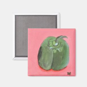 Grüner Pfeffer Magnet