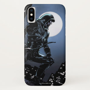 Grüner Pfeil des Pfeil- im Mondschein Case-Mate iPhone Hülle