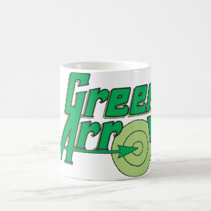 Grüner Pfeil Logo Tasse