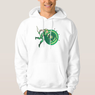 Grüner Pfeil mit Ziel 2 Hoodie