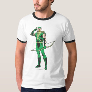 Grüner Pfeil mit Zielscheibe T-Shirt