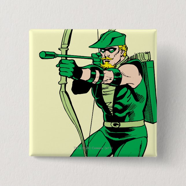 Grüner Pfeil schießt Pfeil Button (Vorderseite)
