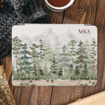 Grüner Pinienwald im Gebirge iPad Pro Cover<br><div class="desc">Steigen Sie mit unserem grünen Pinienwald auf der Bergkulisse in das iPad ein - ein wildes Abenteuer,  das für Naturliebhaber in Aquarellen eingefangen wird.</div>