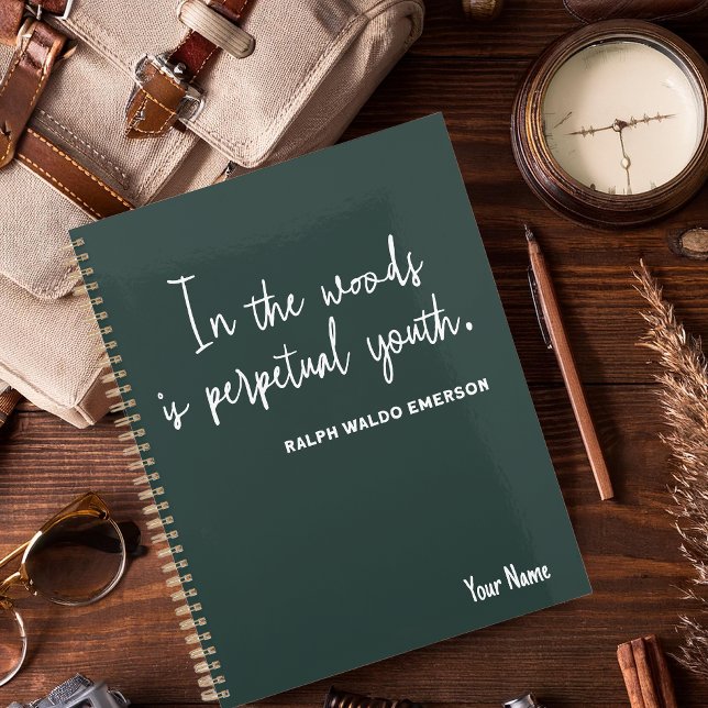 Grüner Planer "Simple Nature 2025" mit Blume (Von Creator hochgeladen)