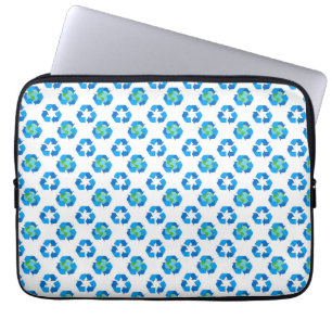 Grüner Planet Dots Earth Day Ökologie Umwelt Laptopschutzhülle