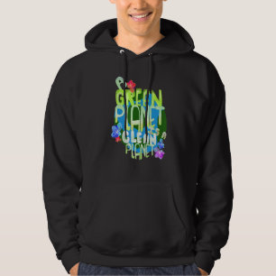 Grüner Planet ein sauberer Planet für erneuerbare Hoodie