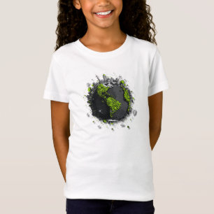 Grüner Planet Erde T-Shirt