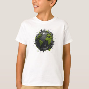 Grüner Planet Erde T-Shirt