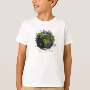 Grüner Planet Erde T-Shirt