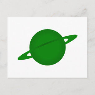 Grüner Planet Postkarte