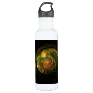 Grüner Planet Trinkflasche