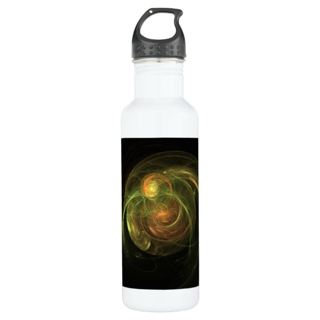 Grüner Planet Trinkflasche (Vorderseite)