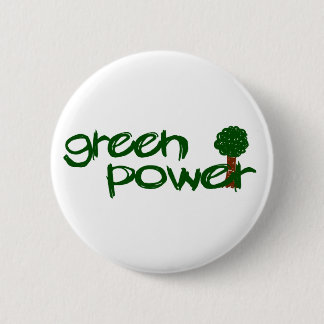 Grüner Power Button