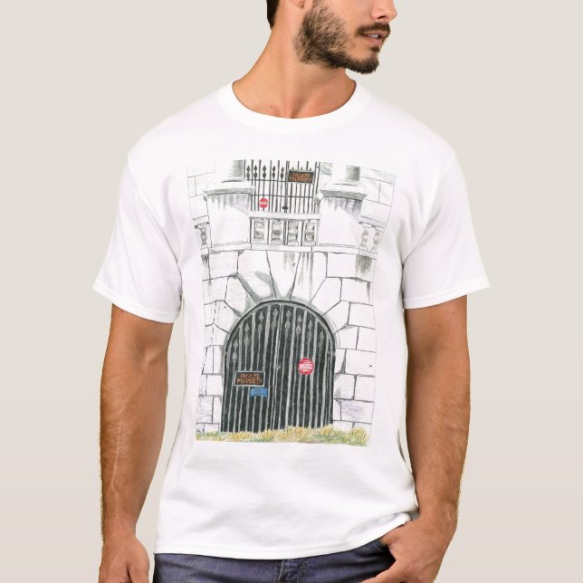 Grüner Rasen-Abtei-T - Shirt (Vorderseite)