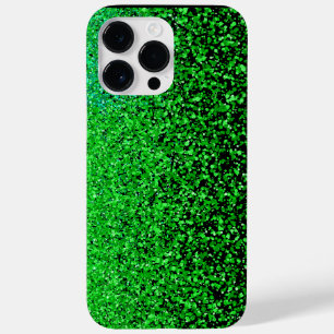 Grüner Raster 2 Seiten 01.b Schwarze BG Case-Mate iPhone 14 Pro Max Hülle