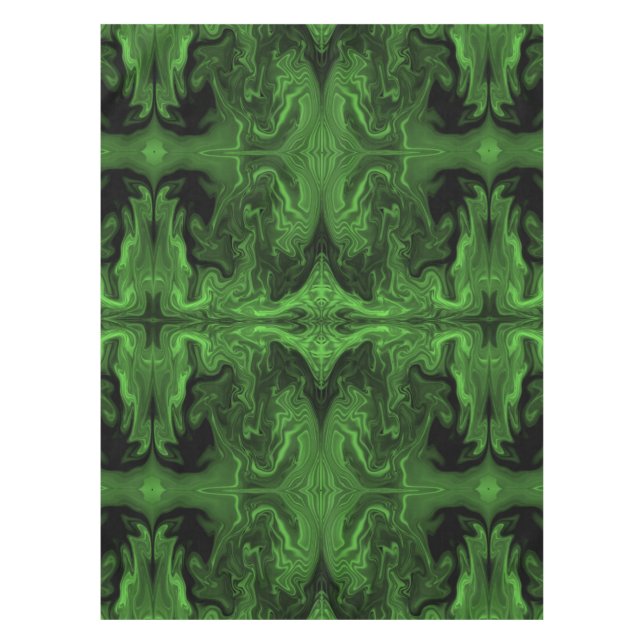 Grüner Rauch Tischdecke (Vorderseite)