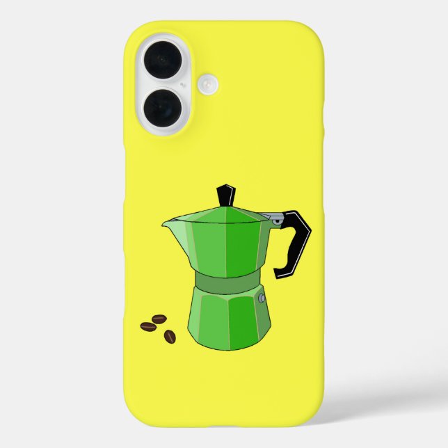 Grüner Regen Espresso Case-Mate iPhone Hülle (Rückseite)