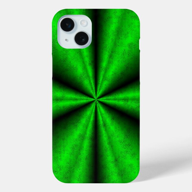 Grüner Regenbogen in Elephant Skin Leather Optik Case-Mate iPhone Hülle (Rückseite)