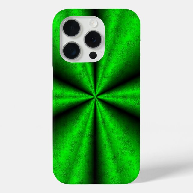 Grüner Regenbogen in Elephant Skin Leather Optik Case-Mate iPhone Hülle (Rückseite)