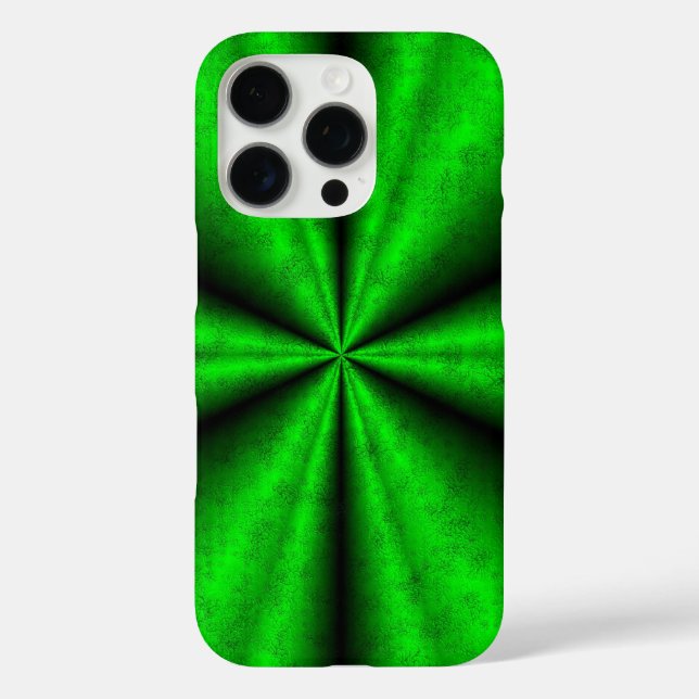 Grüner Regenbogen in Elephant Skin Leather Optik Case-Mate iPhone Hülle (Rückseite)