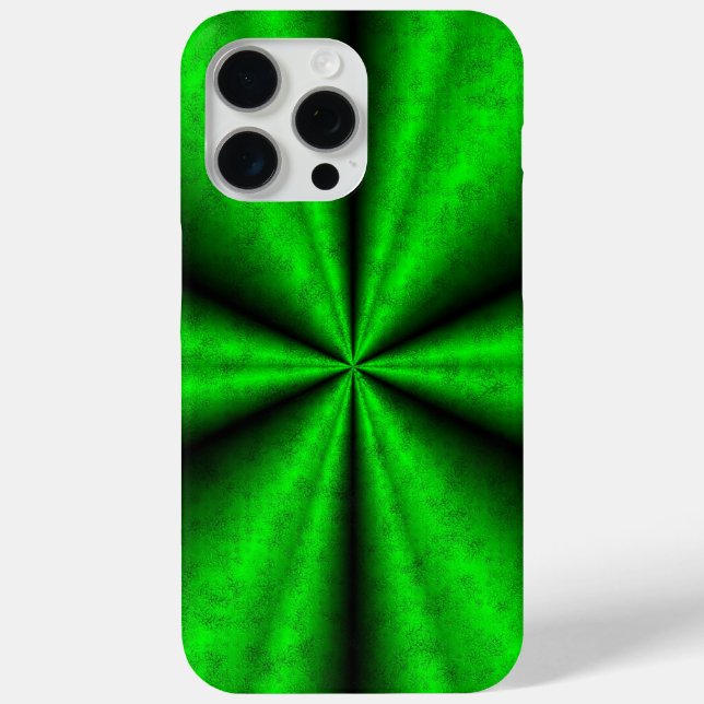 Grüner Regenbogen in Elephant Skin Leather Optik Case-Mate iPhone Hülle (Rückseite)