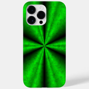 Grüner Regenbogen in Elephant Skin Leather Optik Case-Mate iPhone 14 Pro Max Hülle