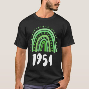 Grüner Regenbogen Jahr der Geburt 1954 T-Shirt